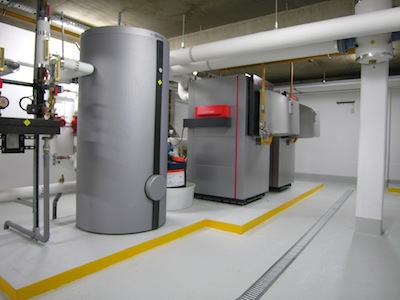 Chaufferie après travaux