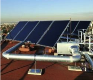 Réhabilitation batiment résidentiel solaire thermique